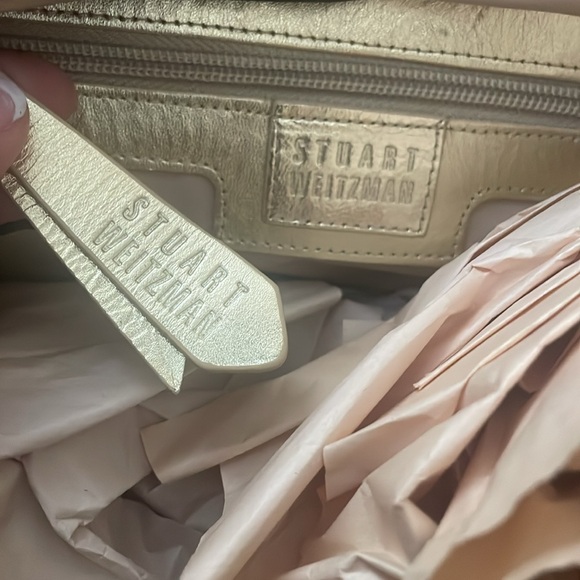 STUART WEITZMAN HOBO PURSE SHOULDER HANDBAG - Picture 9 of 14